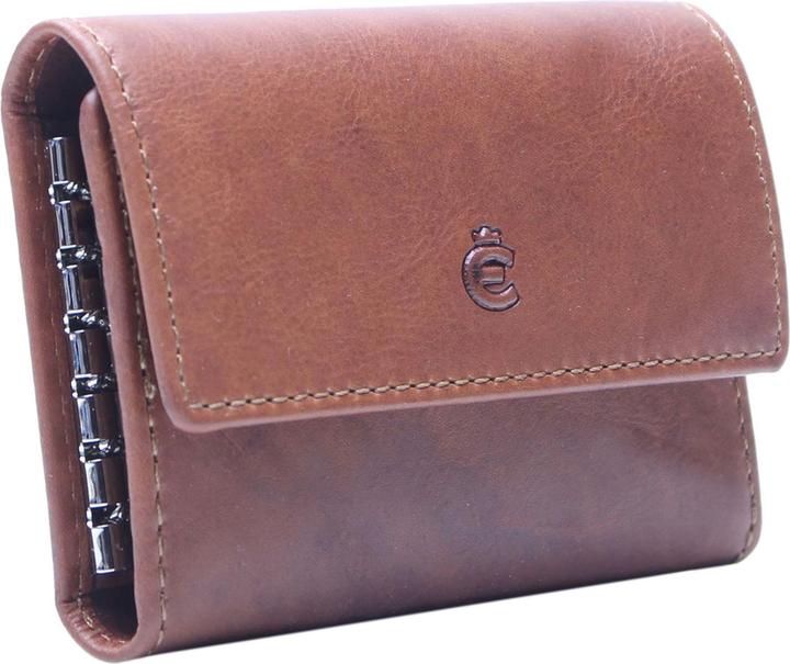 Actual product image Esquire Dallas leather key case 10 cm