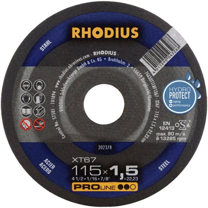 Immagine prodotto Rhodius Set di dischi da taglio XT38