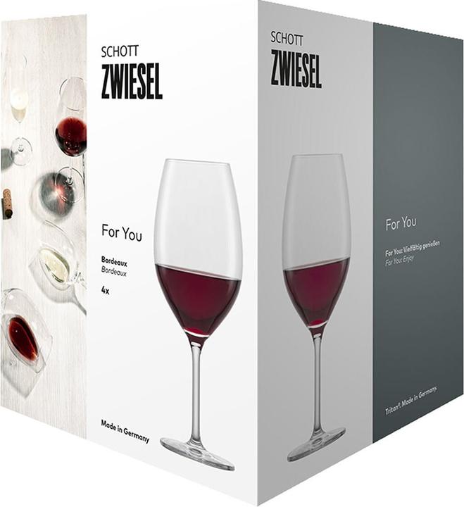 Actual product image Schott Zwiesel Bordeaux Red Wine Glass FOR YOU (60 cl, 4 Glasses, Red wine glasses)