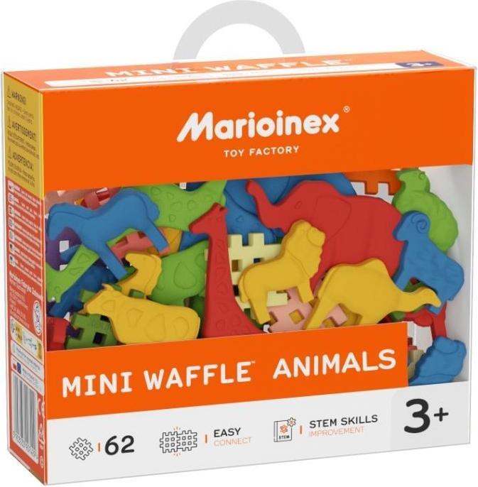 Actual product image Marioinex Mini Waffel 62 Stück Tiere
