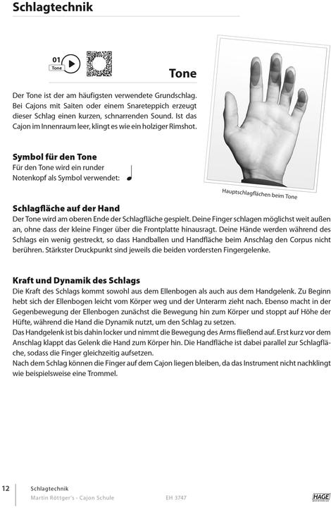 Produktbild Martin Röttger's Cajon Schule (Deutsch, Helmut Hage, 2010)