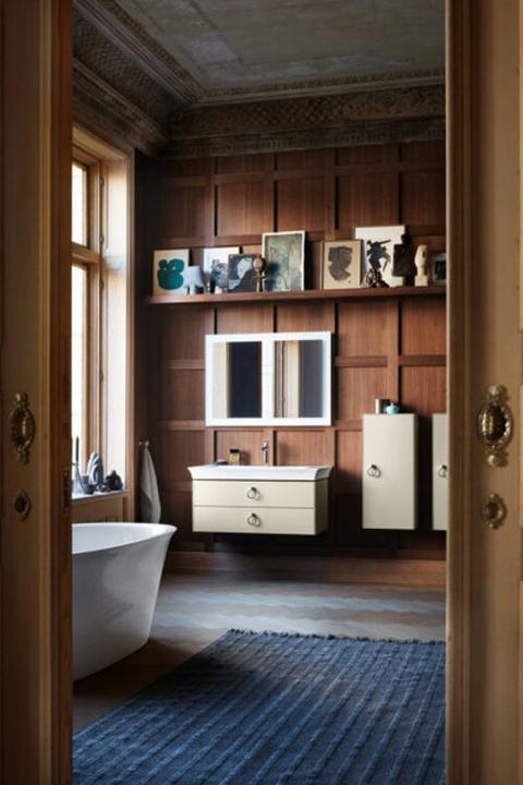 Produktbild Duravit White Tulip Halbhochschrank, Breite 400 x Tiefe 240mm, 1 Tür Anschlag rechts mit Griff, WT1