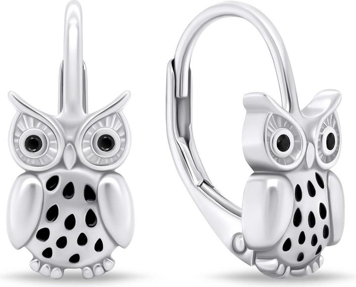 Image du produit Brilio Argent - Boucles d'oreilles ludiques en argent SoviÄky EA748WBC