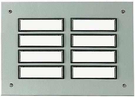 Actual product image Urmet GRO ETA844EV1 Aluminium shelf plate si anodised 24V (1.5A)