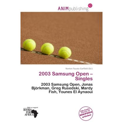 2003 Samsung Open - Singles, Ratgeber