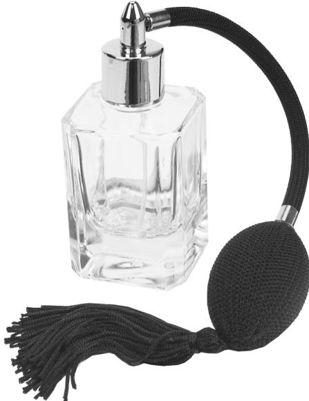 Immagine prodotto Bottiglia, quadrata, con pompa a sfera argento/nero, per 50 ml (50 ml)