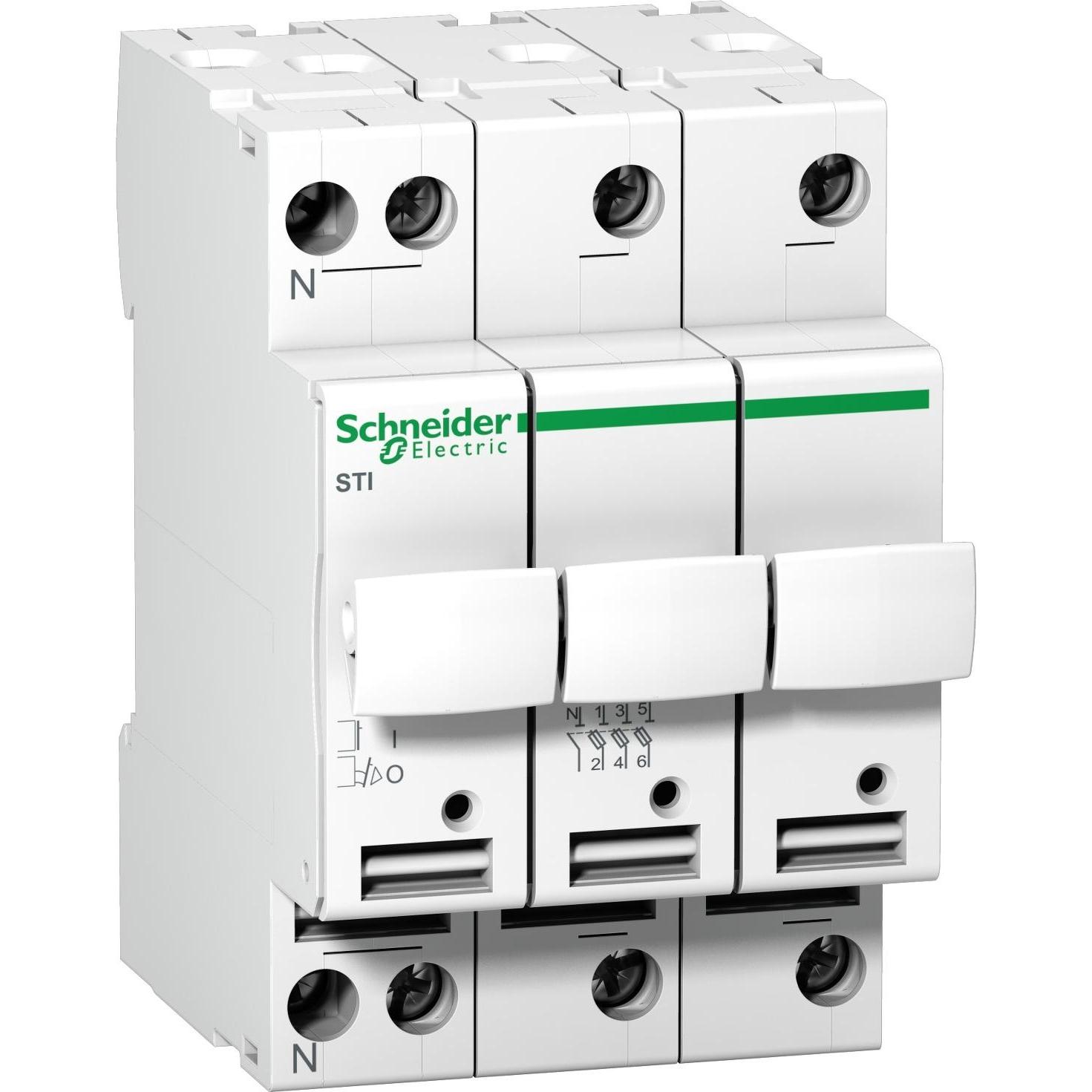 Schneider Electric, Verteilerschrank Zubehör, Sicherungsträger 3p