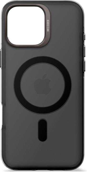 Productafbeelding Decoded Gerecycled kunststof achterkant iPhone 16 Pro Max Transp. zwart (Apple iPhone 16 Pro Max)