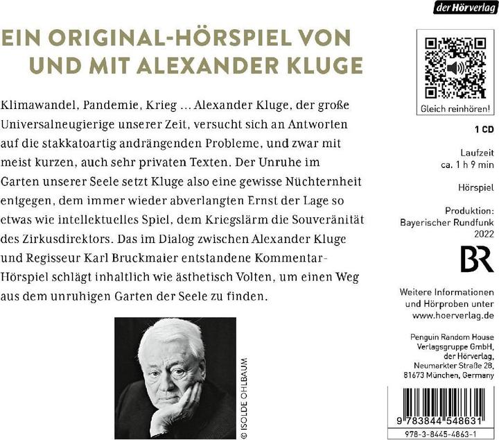 Actual product image Restless garden of the soul (Alexander Wise, Helge Taylor, Katja Bürkle, Gabriel Raab, Katarina Agathos, German)