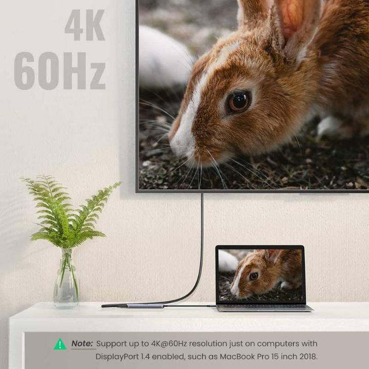 Actual product image Ugreen Adapter 5in1 Hub (USB-C, 5 ports)