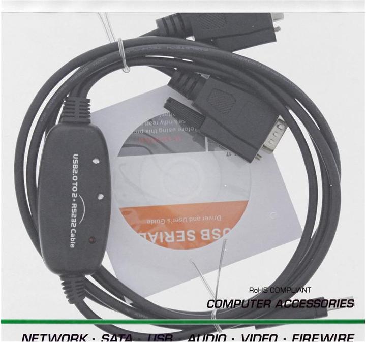 Immagine prodotto InLine USB 2.0 a 2x cavo adattatore seriale spina A a 2x 9pin SubD ST (1.50 m, VGA)