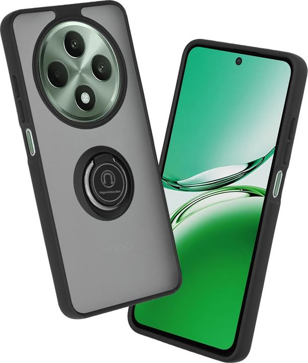 Actual product image Techsuit - Glinth - Oppo Reno12 F 4G / Reno12 F 5G / Reno12 FS 4G / Reno12 FS 5G - Black (Oppo Reno12)