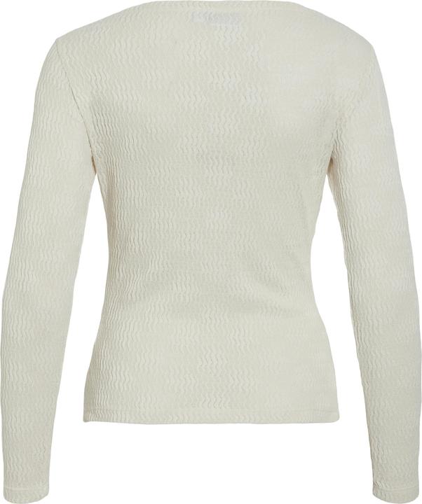 Actual product image Vila Boat-neck top with long sleeves (XS)