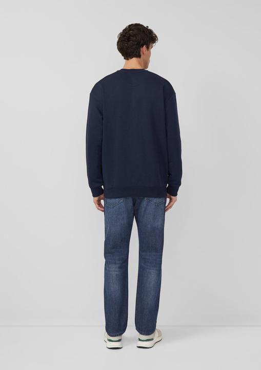 Produktbild s.Oliver Sweatshirt Weiches Sweatshirt mit Artwork im Relaxed Fit (M)