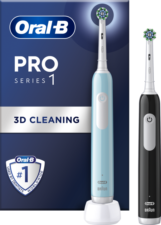 Immagine prodotto Oral-B D305.523.3H Pro Series 1 Duo confezione Cross Action Tooth (Spazzolino oscillante)