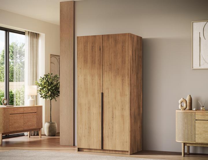 Produktbild ADRK Furniture Bregma II Hinged Wardrobe (100 x 58 x 204 cm)