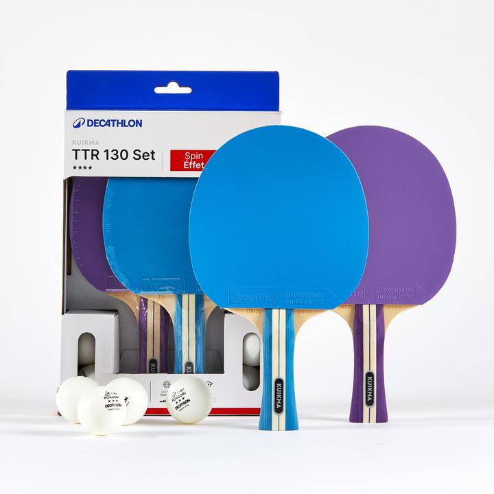 Image du produit Kuikma Kit de ping-pong TTR 130 Spin 4* ITTF école/club