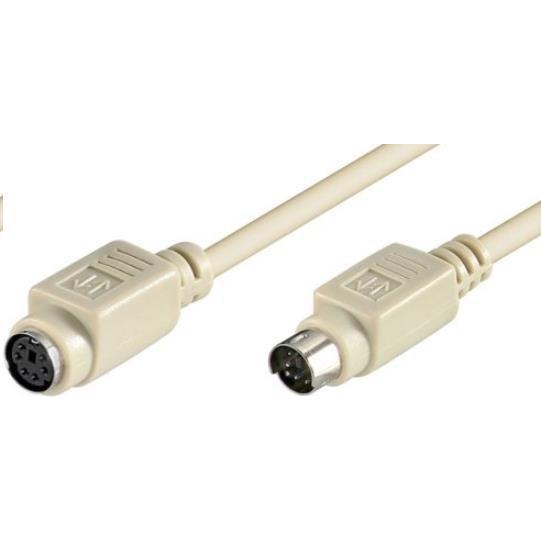 PremiumCord Prodlužovací kabel PS/2(M) - PS/2(F) 3m (k PS/2 myši nebo klávesnici) (3 m), Cavo di interfaccia