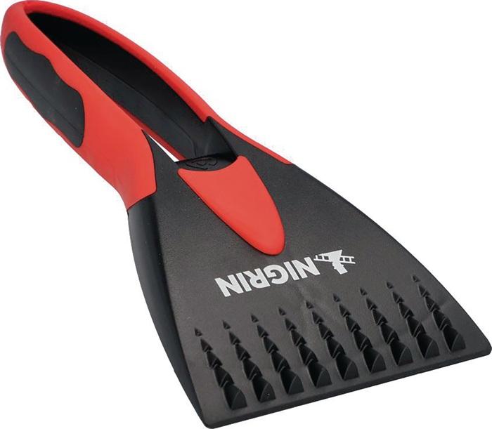 Nigrin Eisschaber 2K Eisschabkante 95 mm Länge 21 cm schwarz-rot mit Softgriff