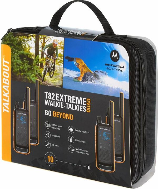 Produktbild Motorola TLKR T82 Extreme Quadpack (10 km)