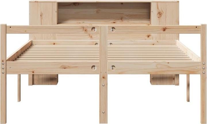 Image du produit vidaXL Bett mit Regal (135 x 190 cm)