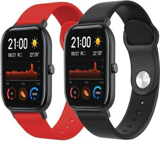 Beline pasek Watch 20mm Everyday czerwonyred