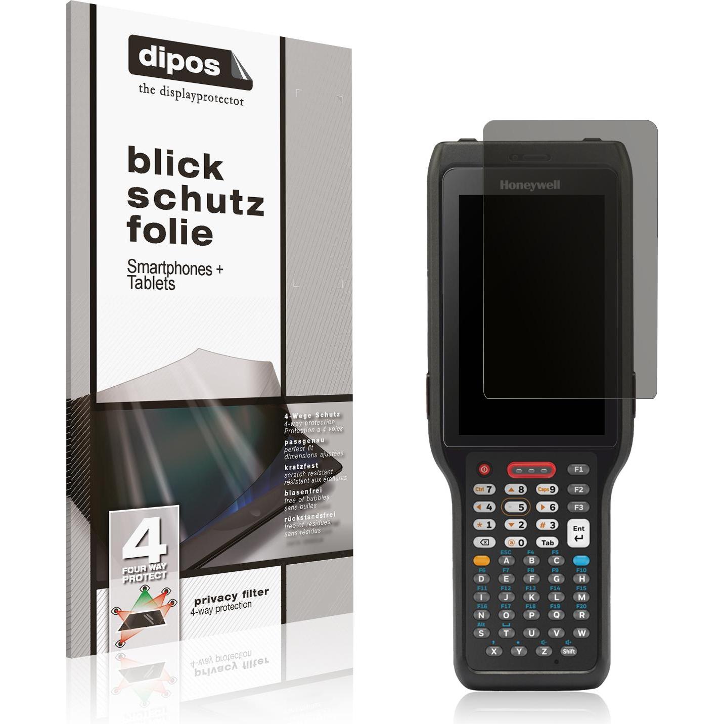 Dipos Privacy Blickschutzfolie 4-Way, Barcode-Scanner Zubehör