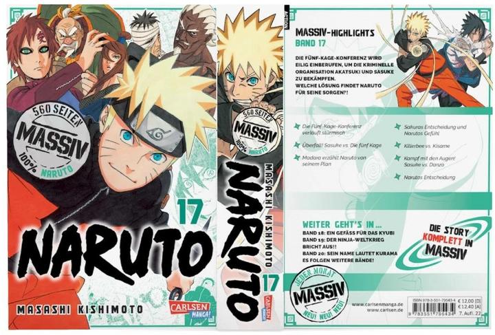 Actual product image NARUTO Massiv 17 (German, Masashi Kishimoto, 2019)