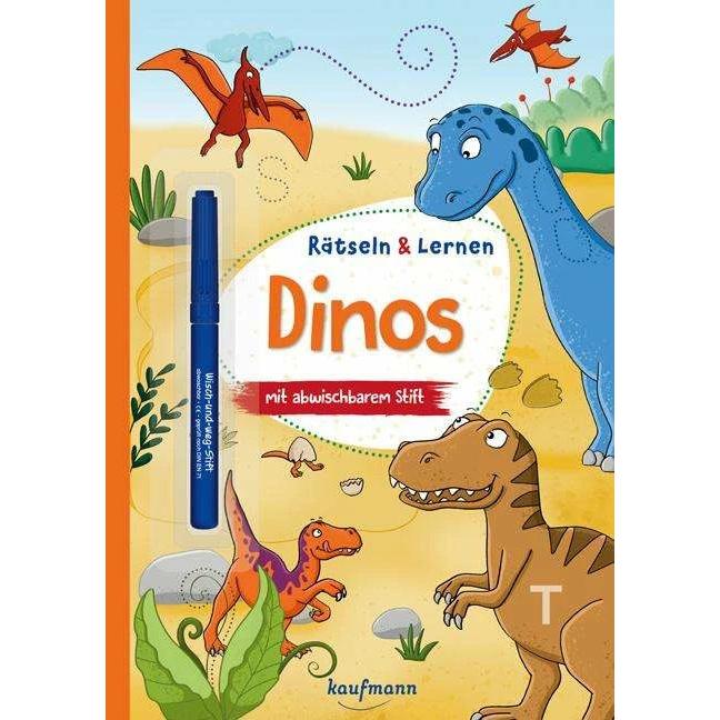 Rätseln & Lernen - Dinos, Kinderbücher von Klara Kamlah, Melanie Kraft