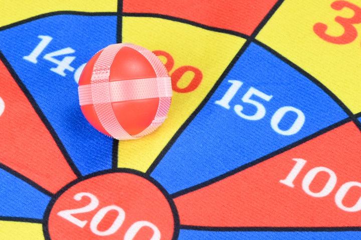 Actual product image Benson Dartboard for children with Velcro fastener ø36 cm