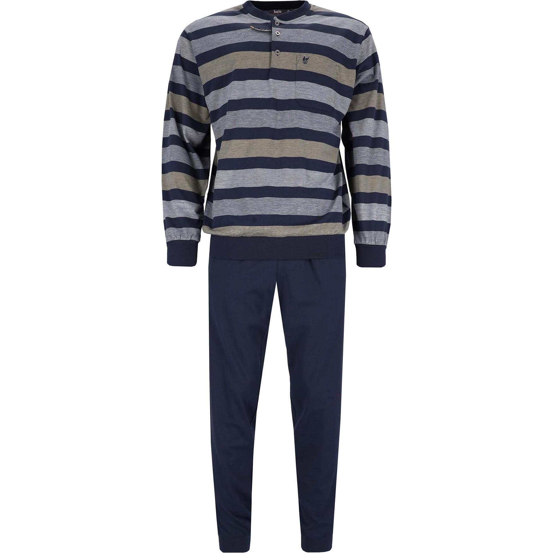 Hajo, Herren, Pyjama, Pyjama Homewear Bequem sitzend, Mehrfarbig, (S)