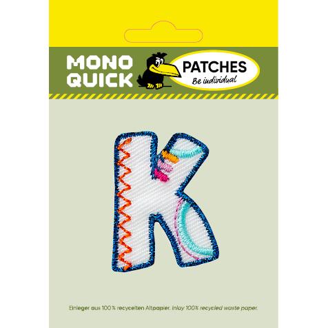 Thumbnail - Mono Quick Buchstabe K, Applikationen, Mehrfarbig