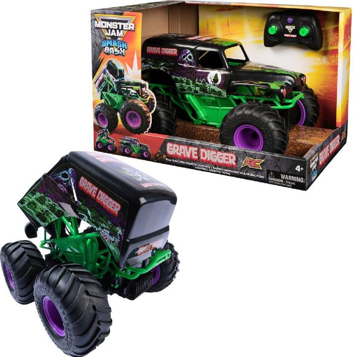 Actual product image Spin Master Monster Jam - Wreck & Repair Grave Digger