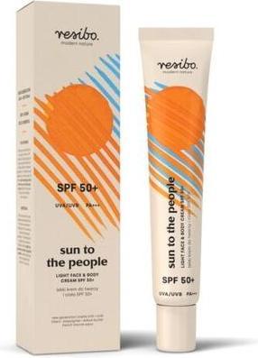 Produktbild Resibo Sun To The People Light Face & Body Cream SPF 50+ 50ml (Sonnencreme Gesicht, Sonnencreme, SPF 50+, 50 ml)