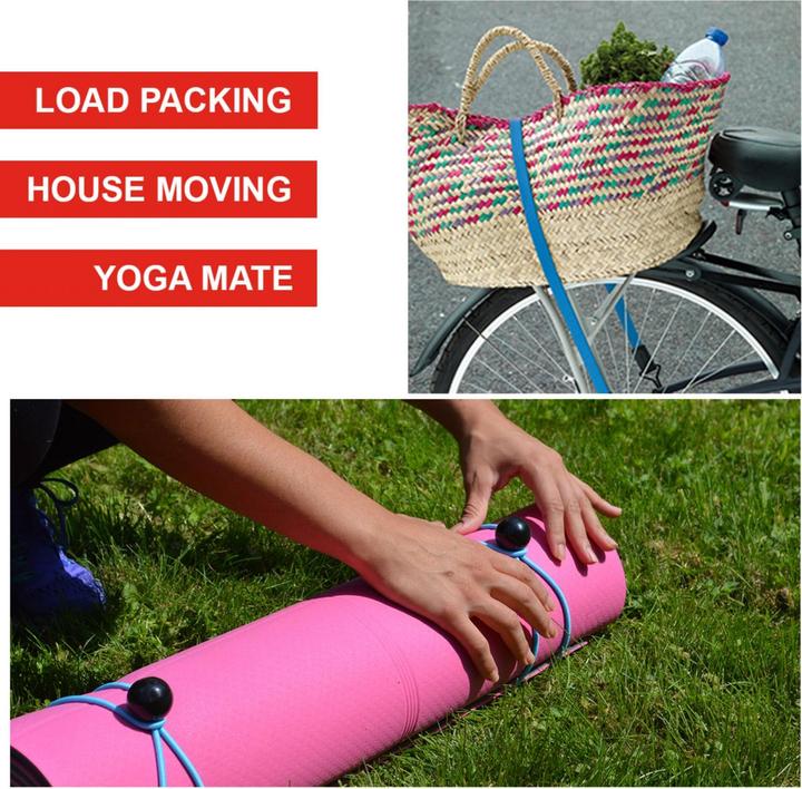 Produktbild Master Lock Minispanner 10er Set Mit Kugelkopf Versch.Längen Und Farben