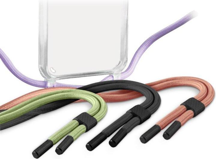 Immagine prodotto SBS Custodia trasparente con cordino colorato per iPhone 12/12 Pro (Realme 12 Pro+, Apple iPhone 12)