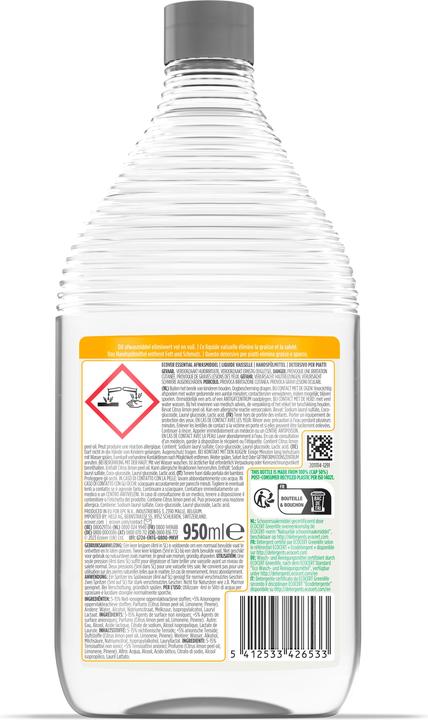 Actual product image Ecover Essential Lemon (Liquid)