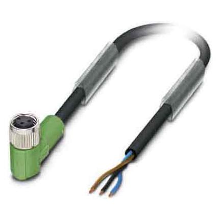 Phoenix Contact Nero Sac-4P- 3,0-Pur/M 8Fr, Cavo + Spina Elettrica,