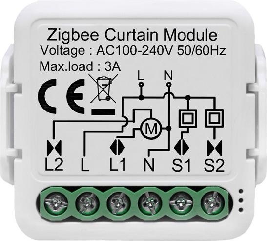 Netplus Smart Shutter Switch Module 1-channel Zigbee