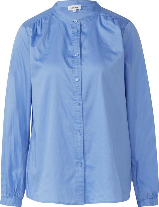 Immagine prodotto s.Oliver Bluse Stehkragen-Bluse aus leichtem Baumwoll-Satin (42)
