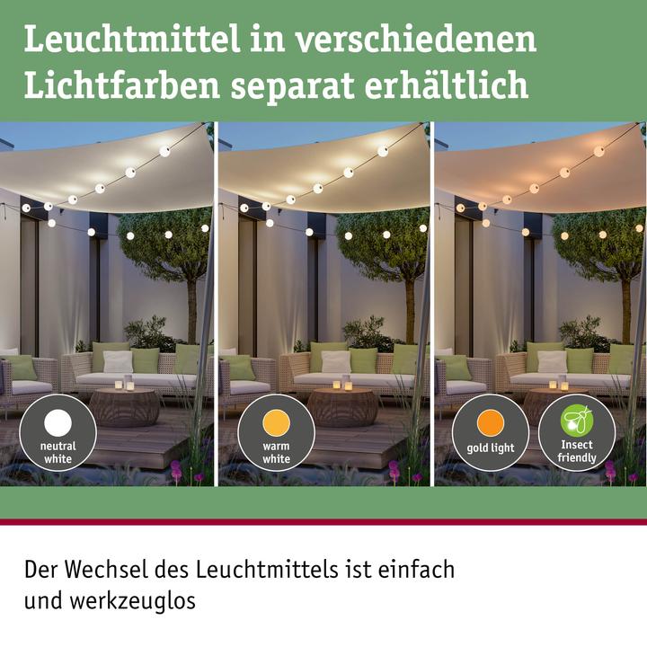 Produktbild Paulmann Outdoor Plug & Shine Lichterkette Naima (0.10 m)