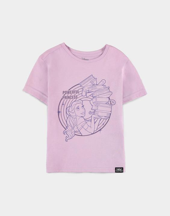 Immagine prodotto Difuzed Disney Fearless Princess (Bambini) - Maglietta a maniche corte Belle - 122/128 (122, 128)