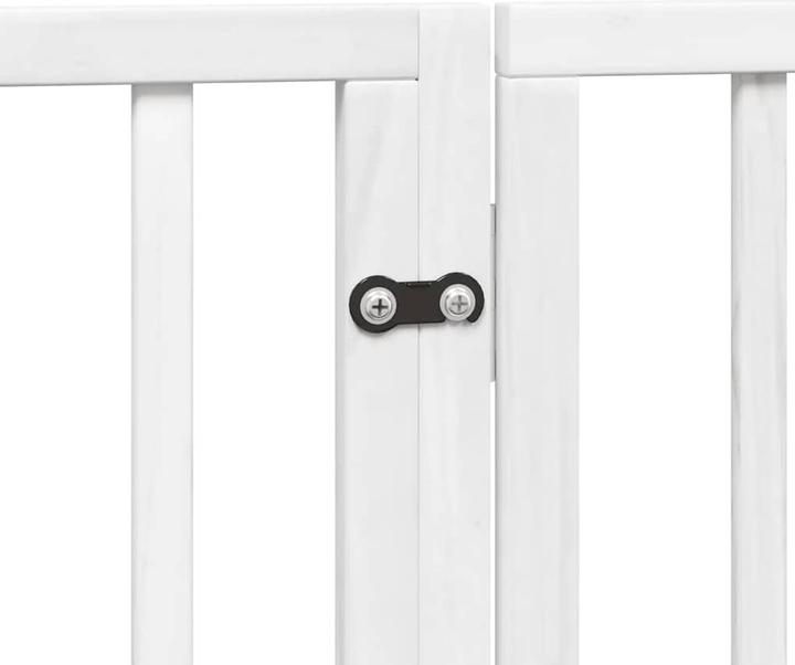 Produktbild vidaXL Hundetor mit Tür Absperrgitter Hunde Schutzgitter Faltbar 9-tlg. Holz (50 cm)