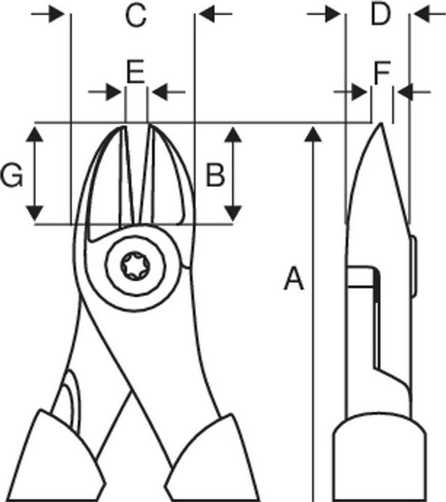 Produktbild Bahco ERGO Seitenschneider mit isolierten Griffen, brüniert 140 mm (140 mm)