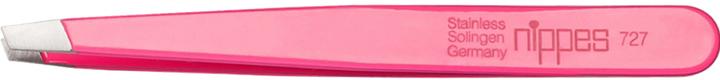 Produktbild Nippes Kosmetikpinzette schräg, rostfrei, Pink 727
