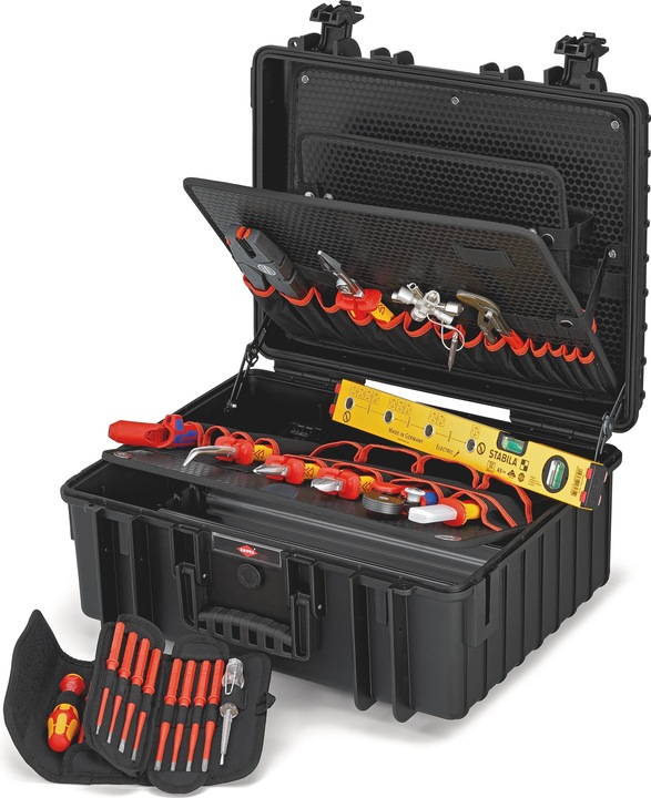 Produktbild Knipex Werkzeugkoffer Robust34 Elektro (26 Teile)