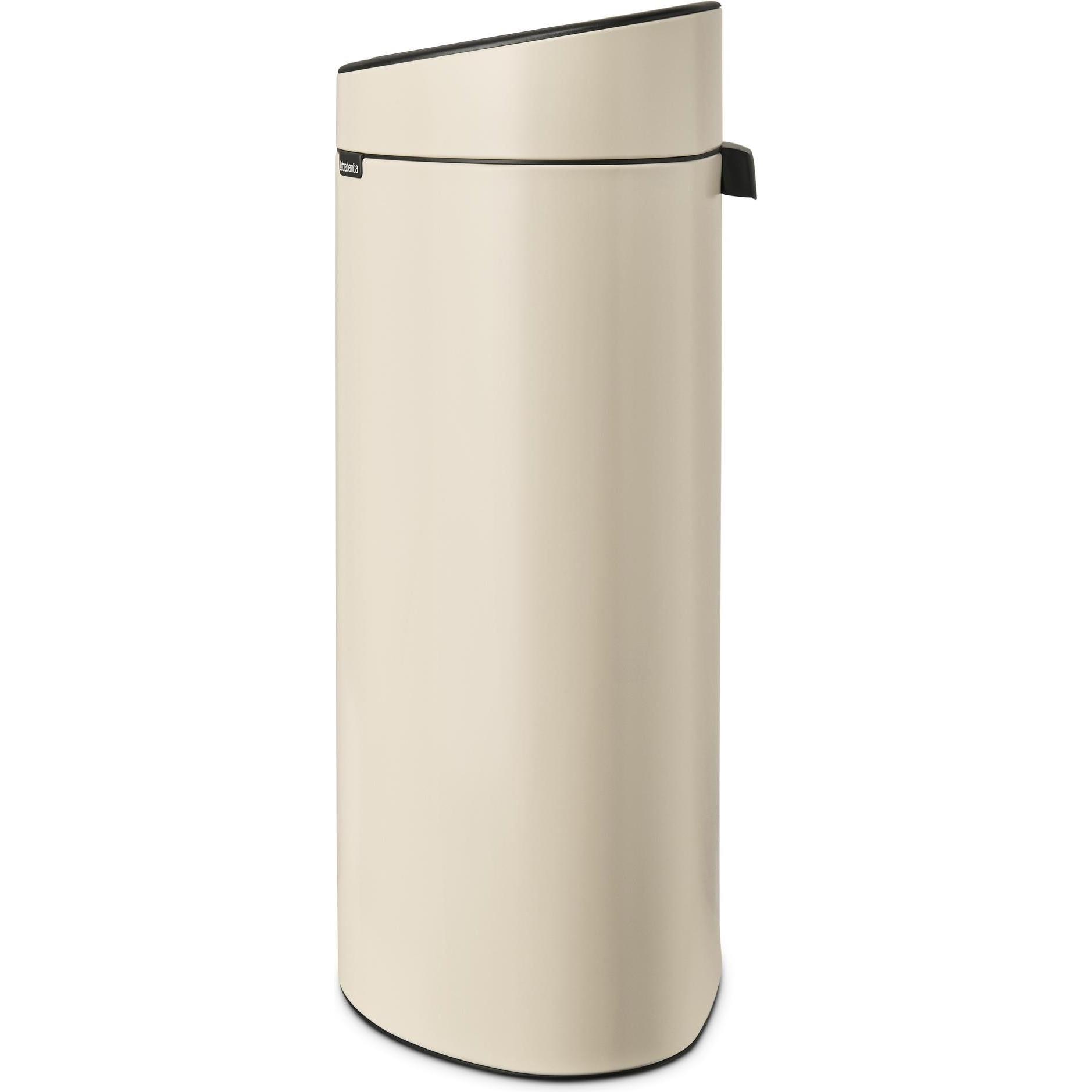 Brabantia Cestino dei rifiuti Touch, Pattumiera, Beige