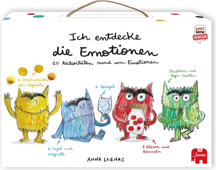 Actual product image Jumbo I learn to discover - colour monster (German)