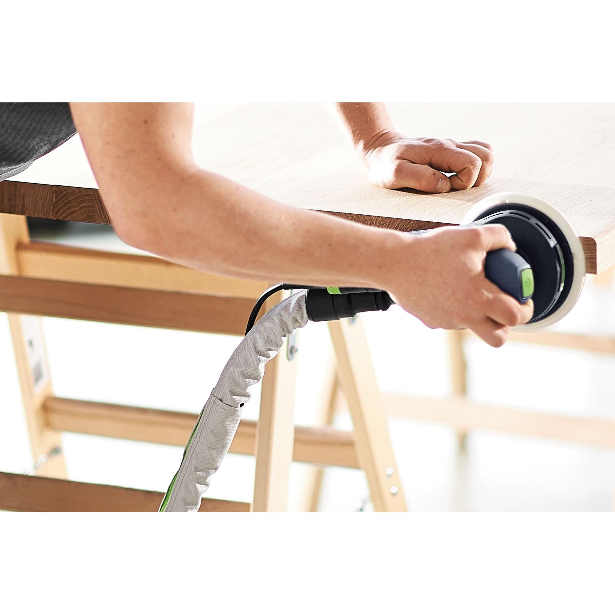 Thumbnail - Festool, Schleifmittel, Poliervlies STF D150 white VL/10 (Buff white)