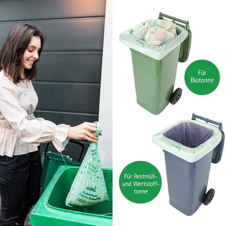 Produktbild BioMat Kompostierbare Abfallsäcke (20x, 240 l)